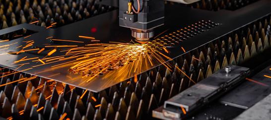 Laser­schneiden von Blech